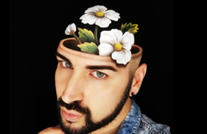 Kafaya Saç Yerine Çiçek Ektirmek